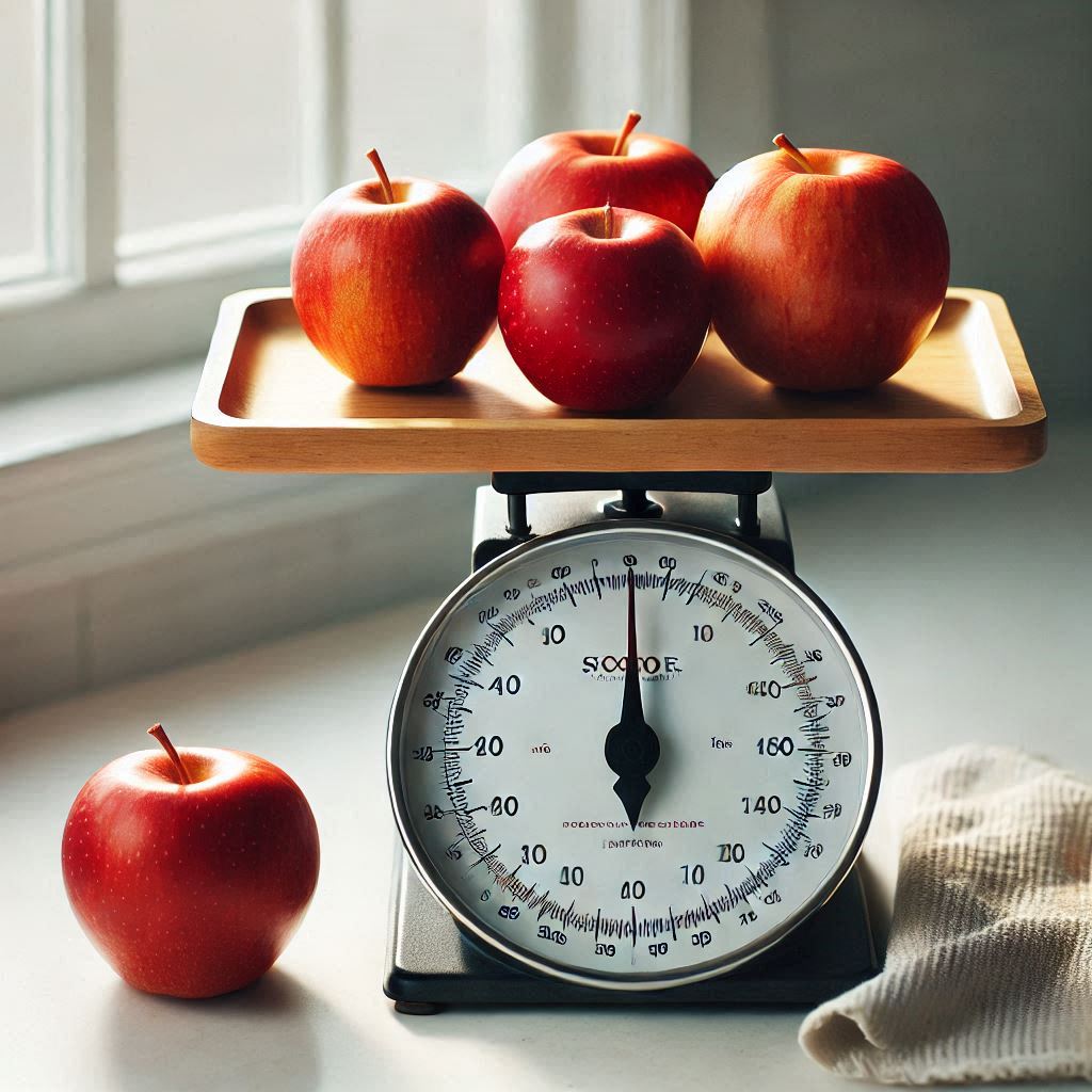 do 5 apple weight more then 1 pu nd